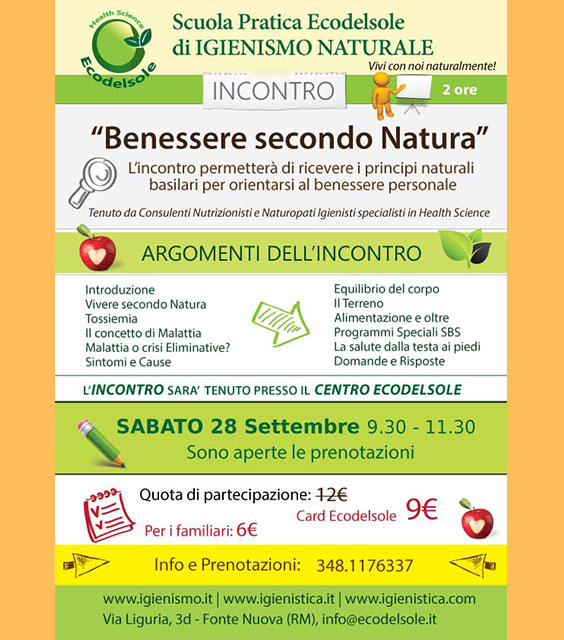 “Benessere Secondo Natura”